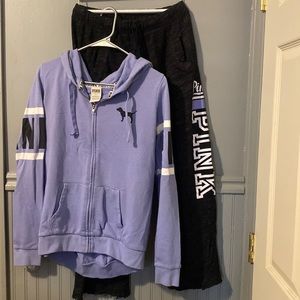 PINK VICTORIA SECRET SWEATSUIT